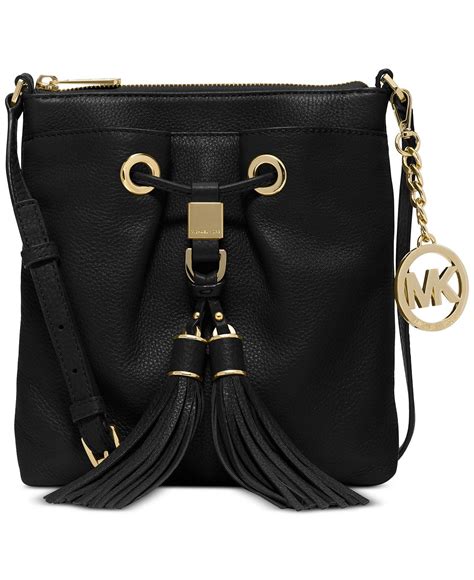 michael michael kors camden fringe tassel drawstring crossbody bag|MICHAEL Michael Kors .